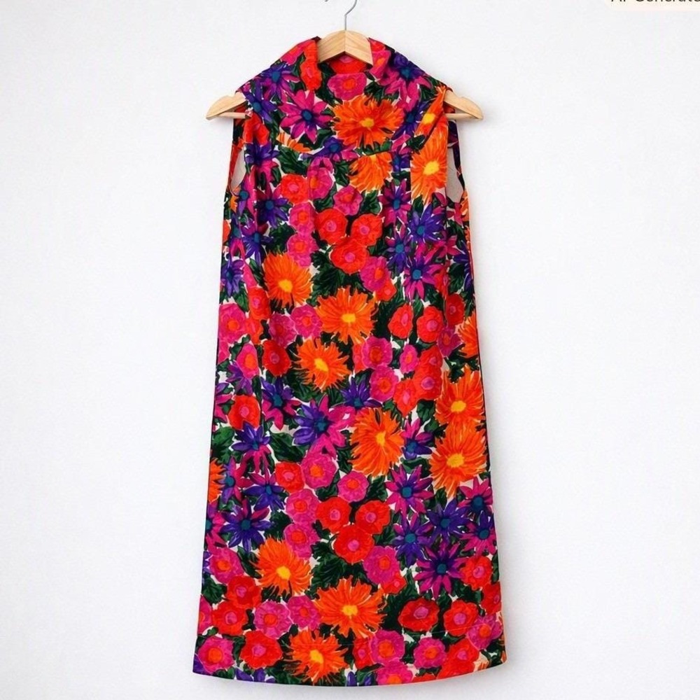 Jacqueline's of Hawaii Vintage Hawaiian Dress